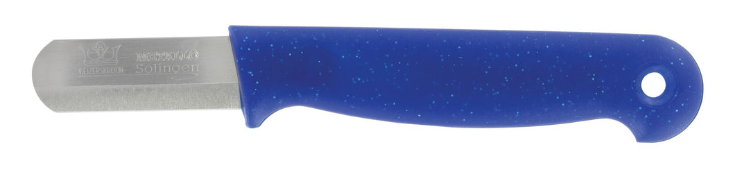Metallo Knife HACCP 4.5cm, round tip, blue