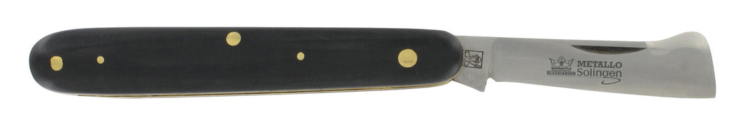 Metallo Budding knife 7.5cm, synthetic, black, Left-Handed