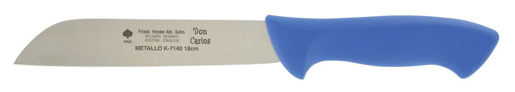 Metallo Cabbage knife HACCP 18cm, INOX, blue